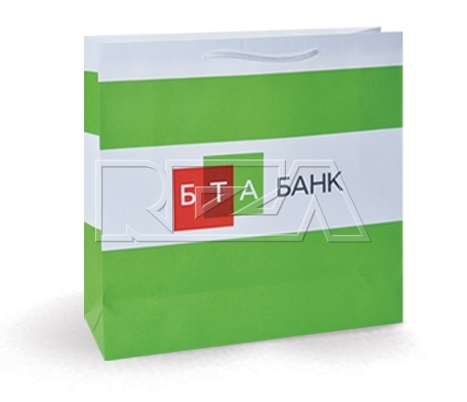 пакет с логотипом компании бта банк
