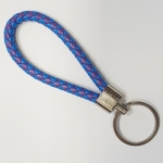 Шнурок плетеный фиолетово-синий